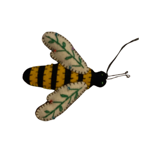 2.5" Flying Honey Bee Ornament