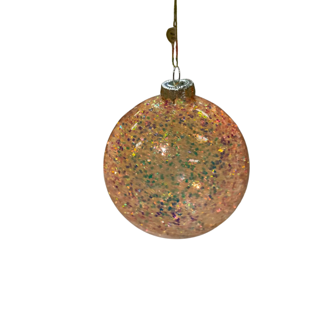 Glittered Ball Ornament