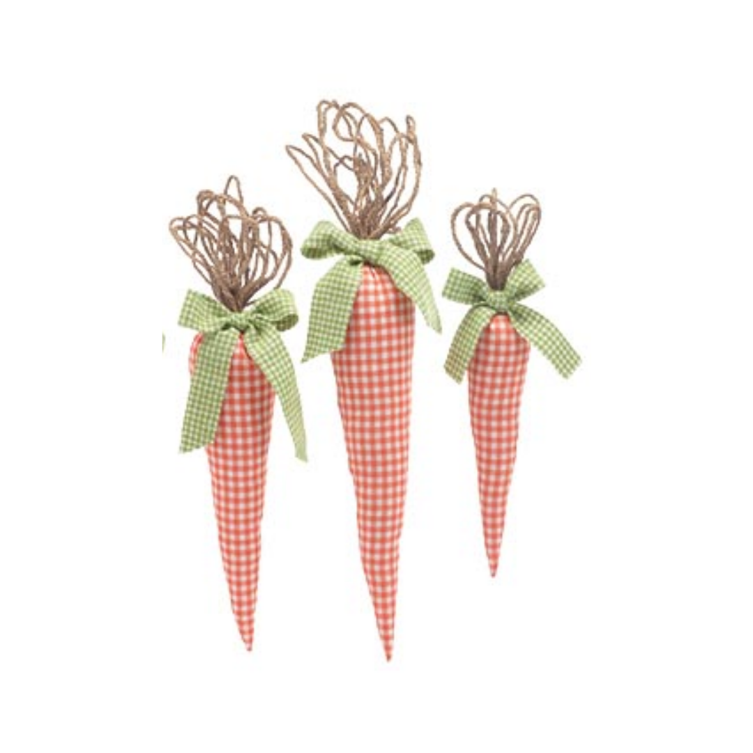 Fabric Carrot w/Jute Top