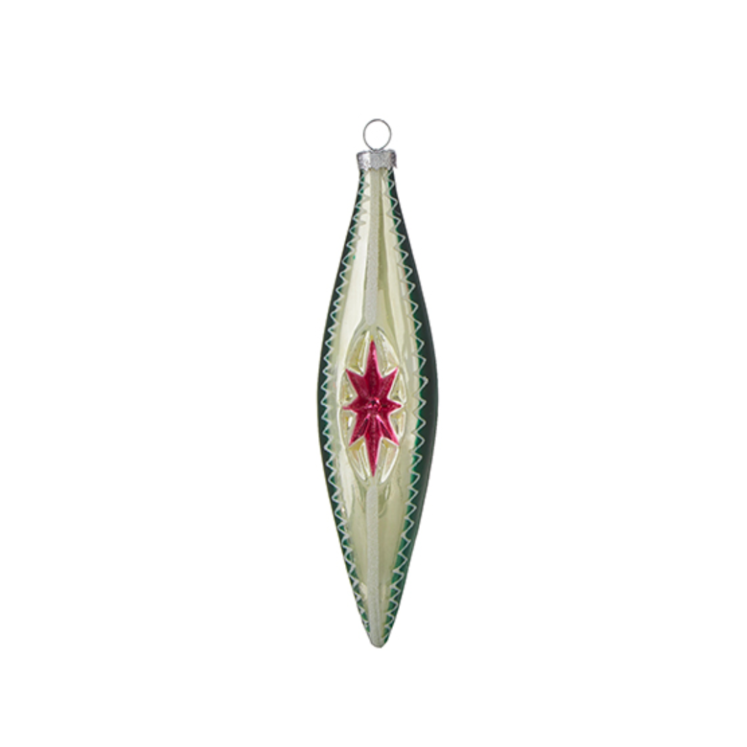 Vintage Teardrop Ornament