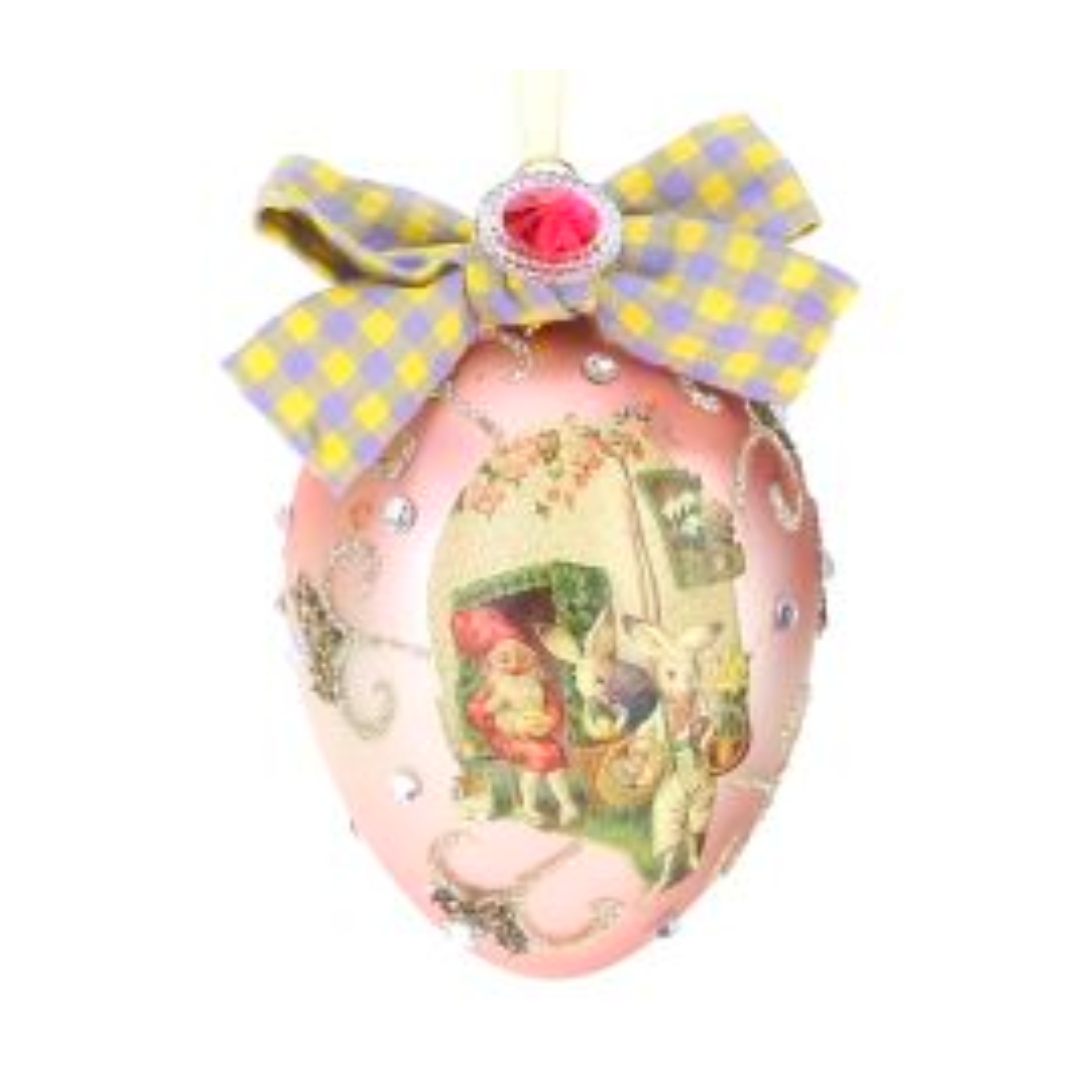 Easter Rabbit Ornament- 5"