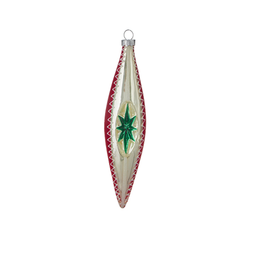 Vintage Teardrop Ornament