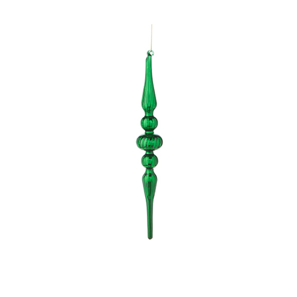 Green Finial Ornament
