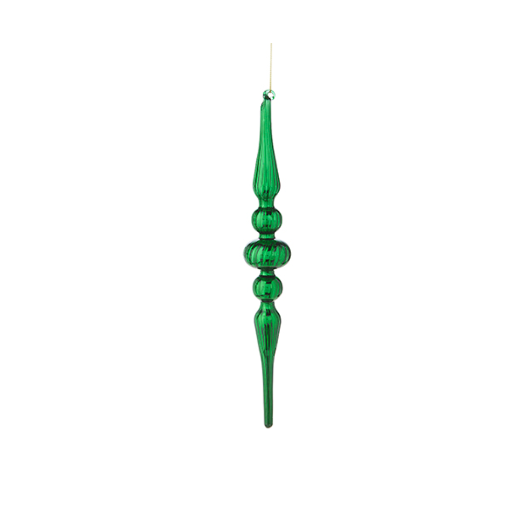 Green Finial Ornament