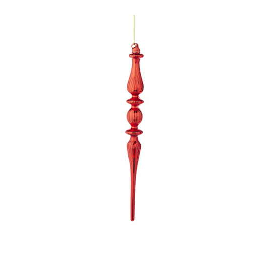 Red Finial Ornament