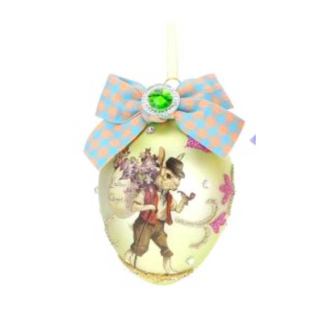 Easter Rabbit Ornament- 4"
