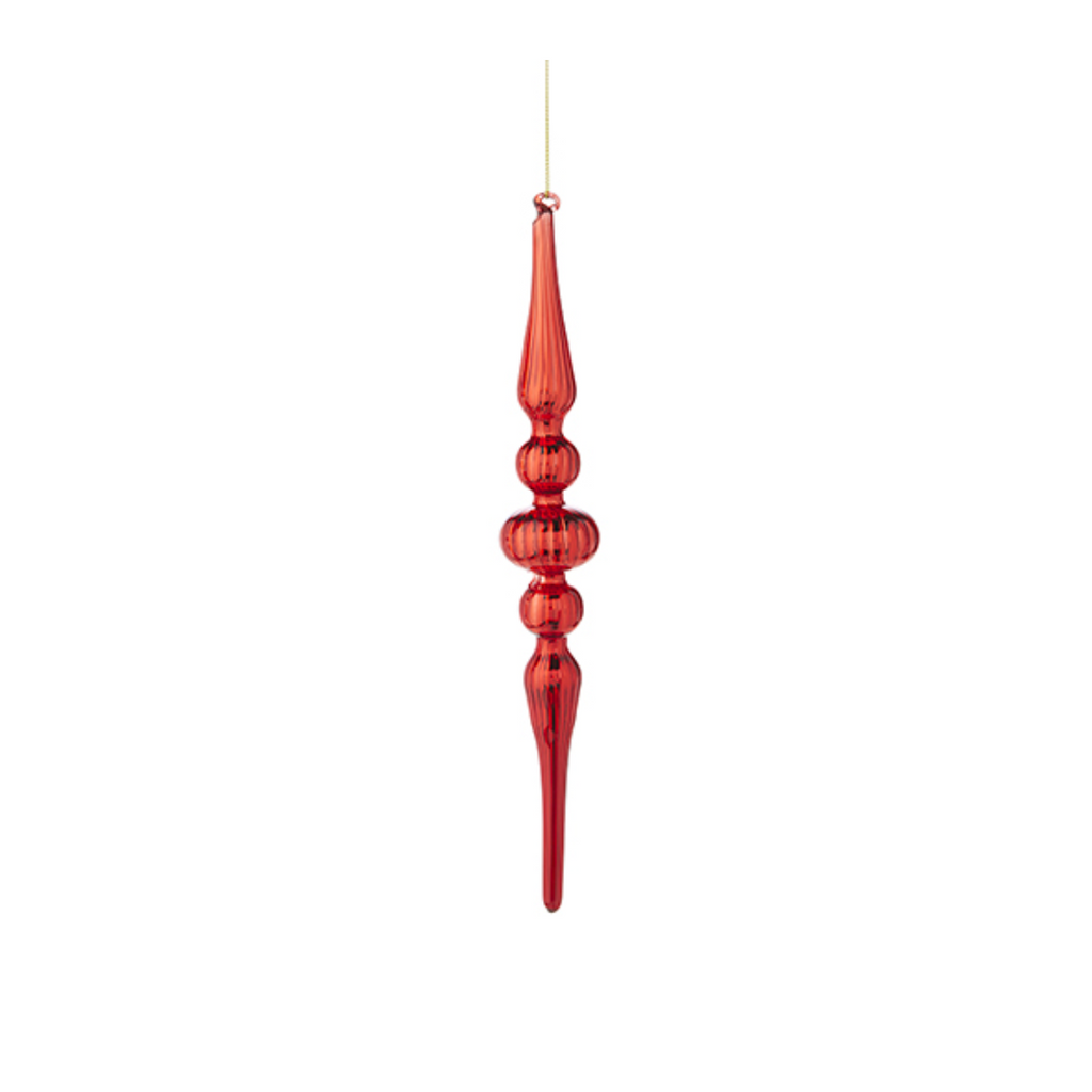Red Finial Ornament
