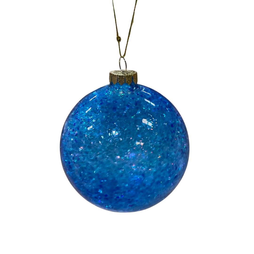 Glittered Ball Ornament
