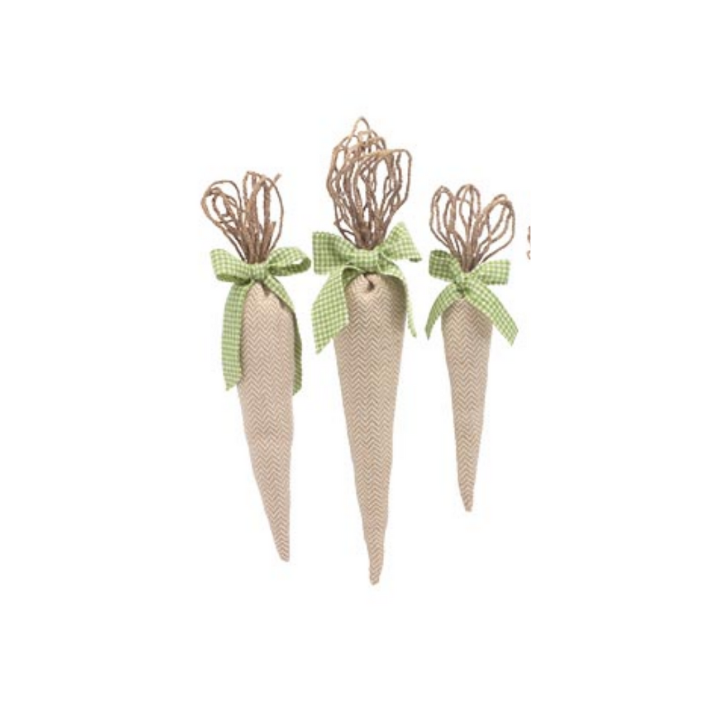 Fabric Carrot w/Jute Top