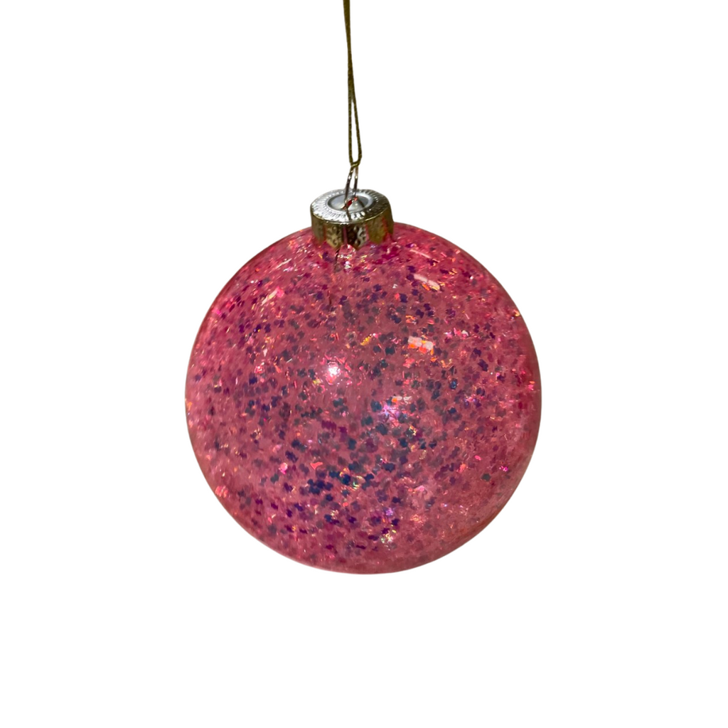 Glittered Ball Ornament