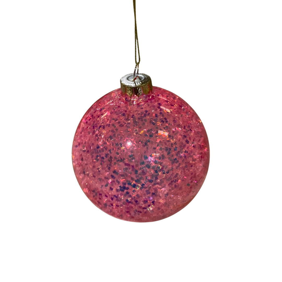 Glittered Ball Ornament