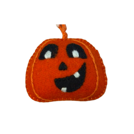 Jack O Lantern Ornament with Teeth