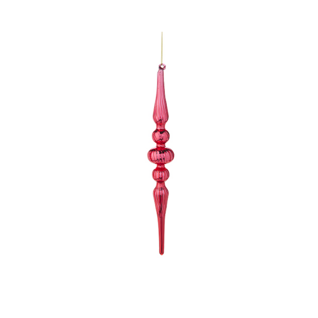 Pink Finial Ornament