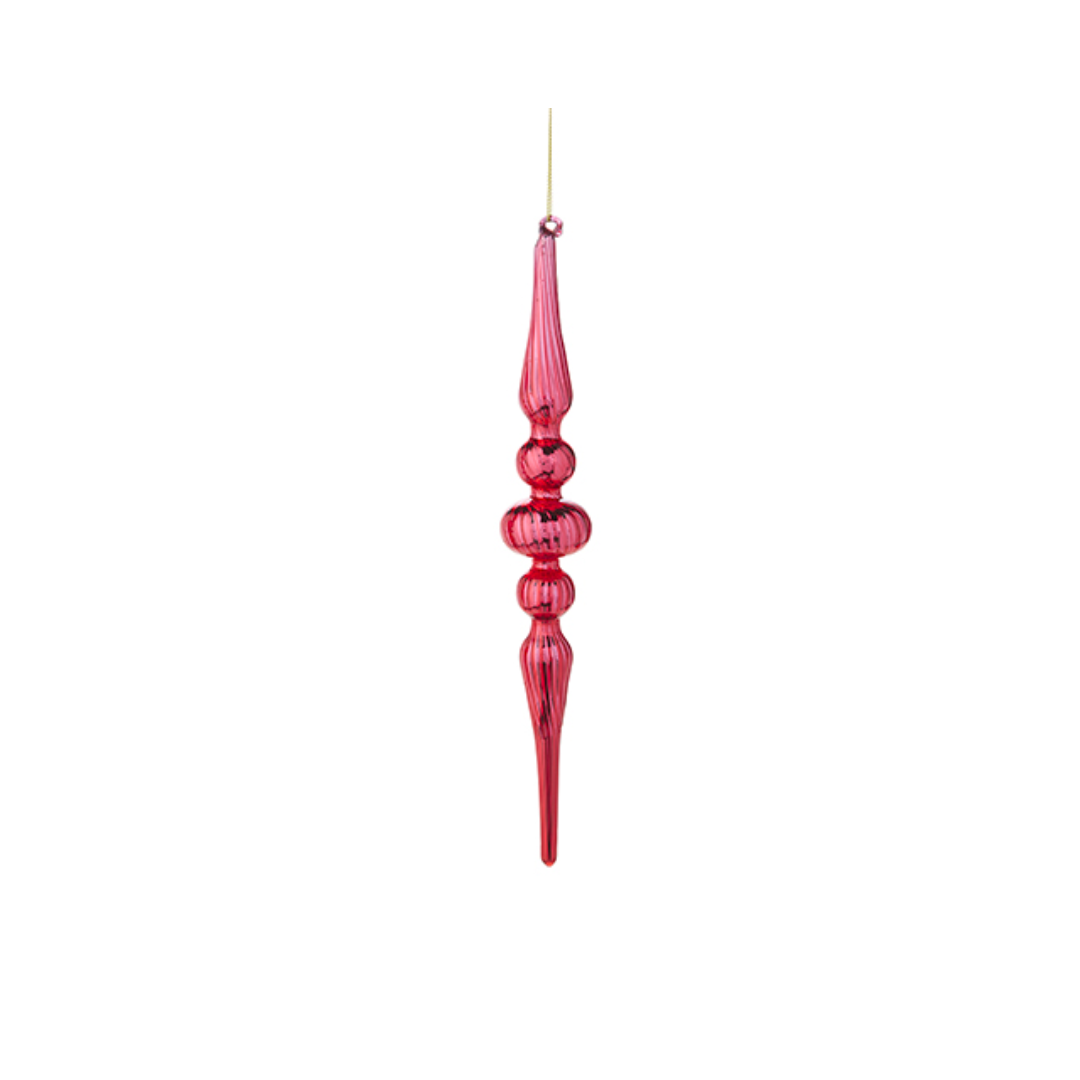 Pink Finial Ornament