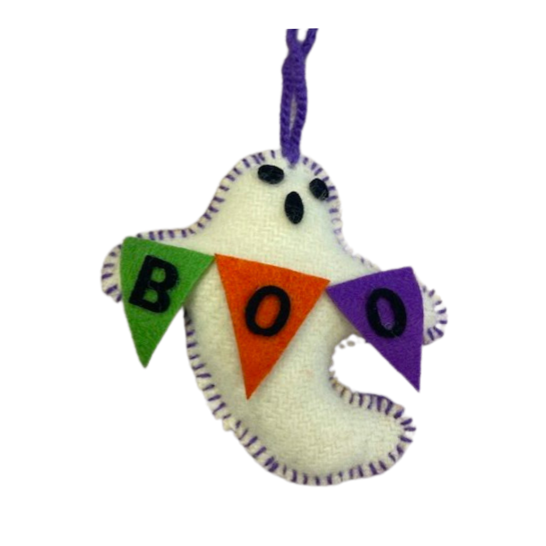 "Boo" Ghost Ornament