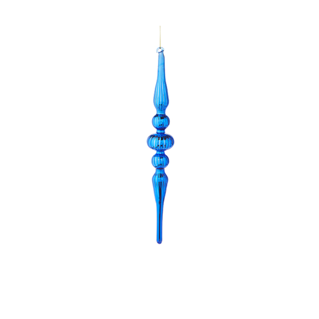 Blue Finial Ornament