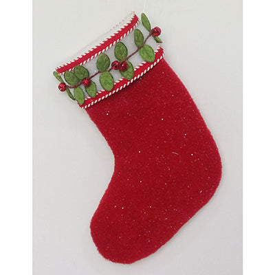 Iced Stocking Ornament