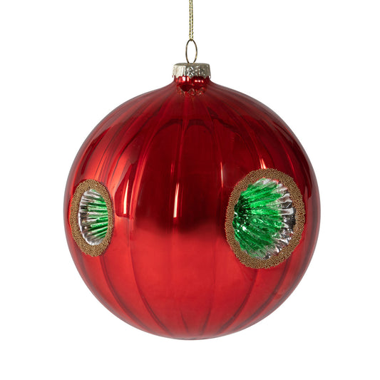 Reflector Glass Ball Ornament- Large