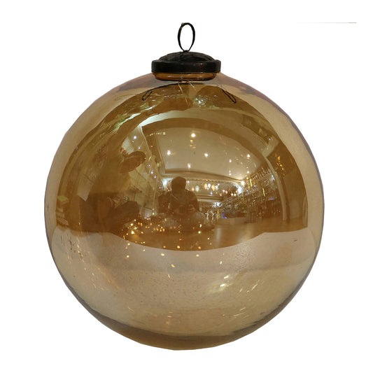 Gold Glass Ornament