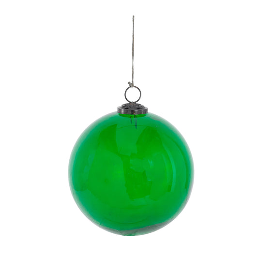 Green Glass Ornament