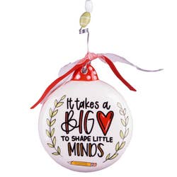 Big Heart Little Minds Puff Ornament