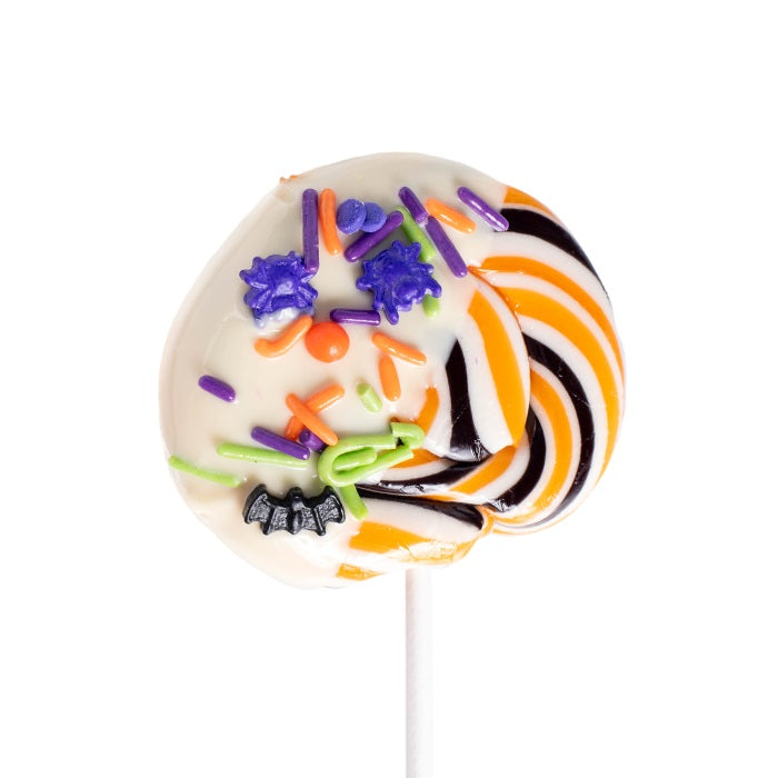 Halloween Celebration White Chocolate Dipped Lollipop
