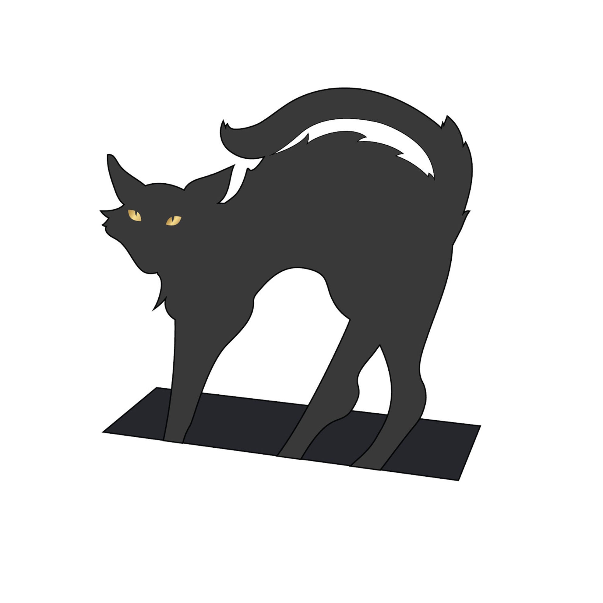 Black Cat Place Card