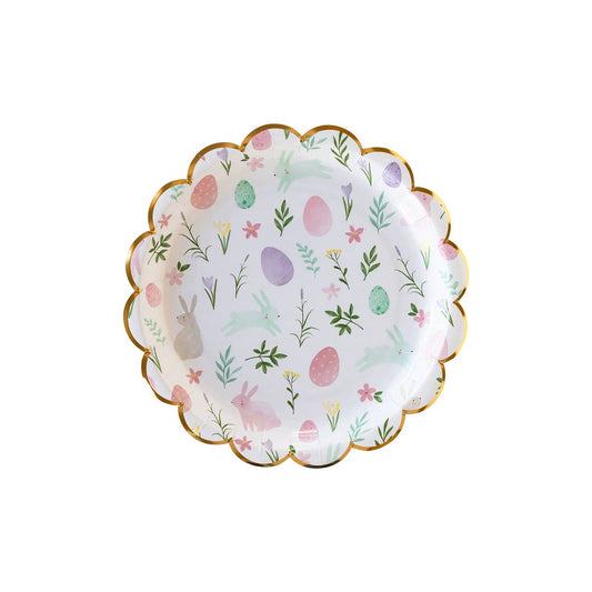 Watercolor Scatter Round Plate Set