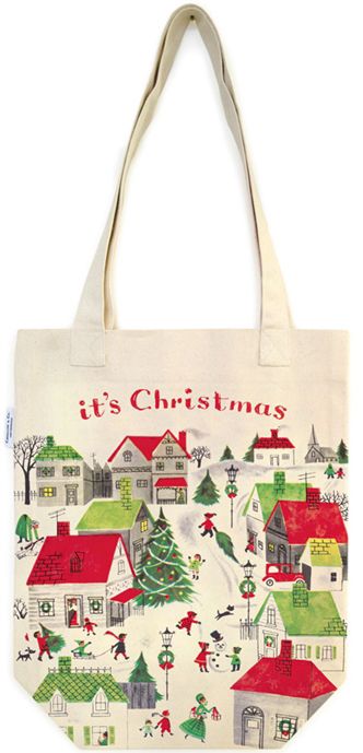 Christmas Village Tote Bag