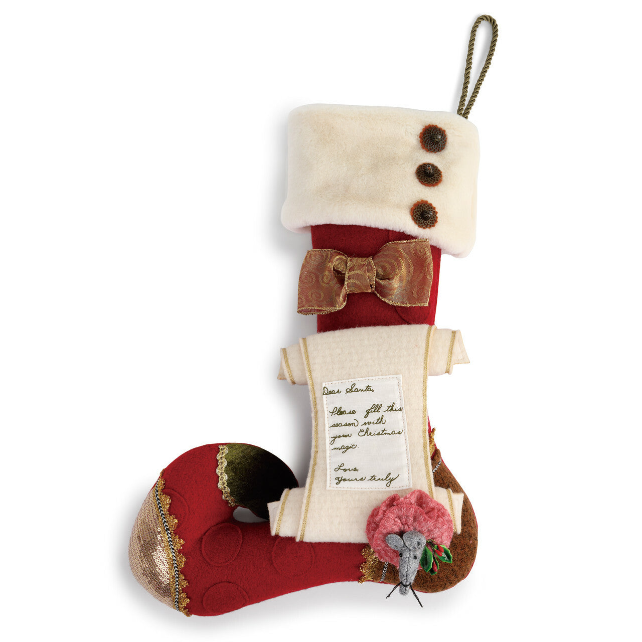 Dear Santa Stocking