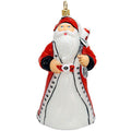 Collegiate Georgia Santa Ornament