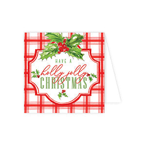 Holly Christmas Enclosure Cards Boxed Set