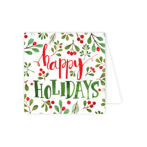 Holly Christmas Enclosure Cards Boxed Set