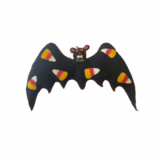 Candy Corn Bat Ornament