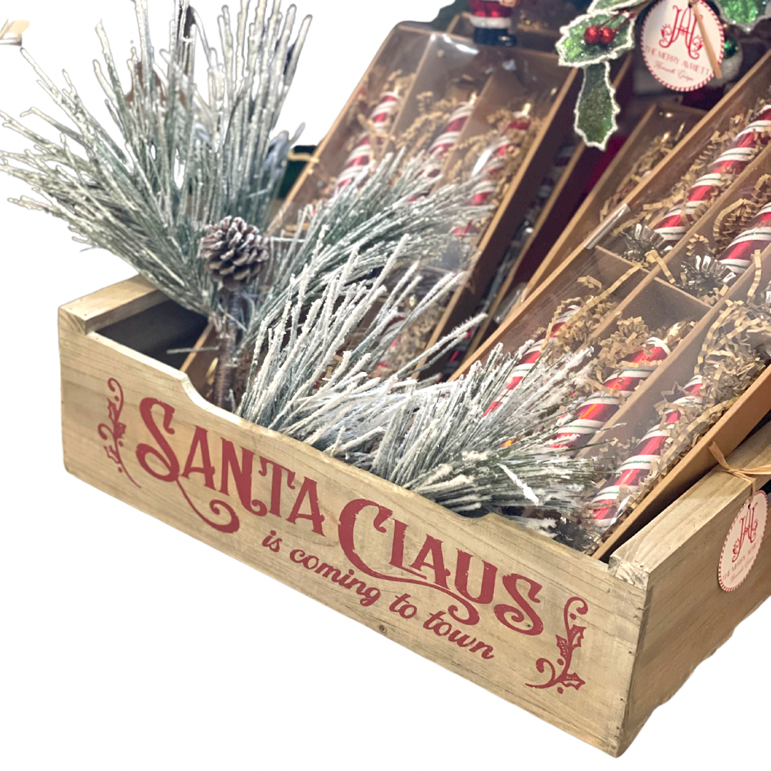 Wood Christmas Crate