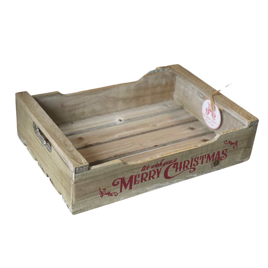 Wood Christmas Crate