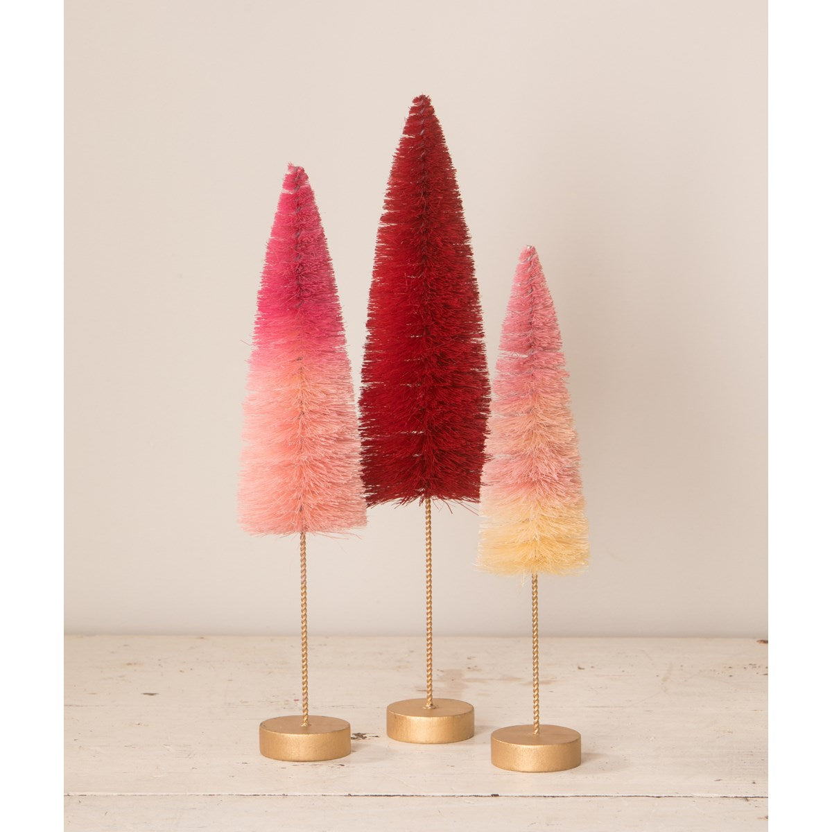 Valentine Ombre Trees Set of 3