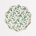 Holly Pattern Side Plates