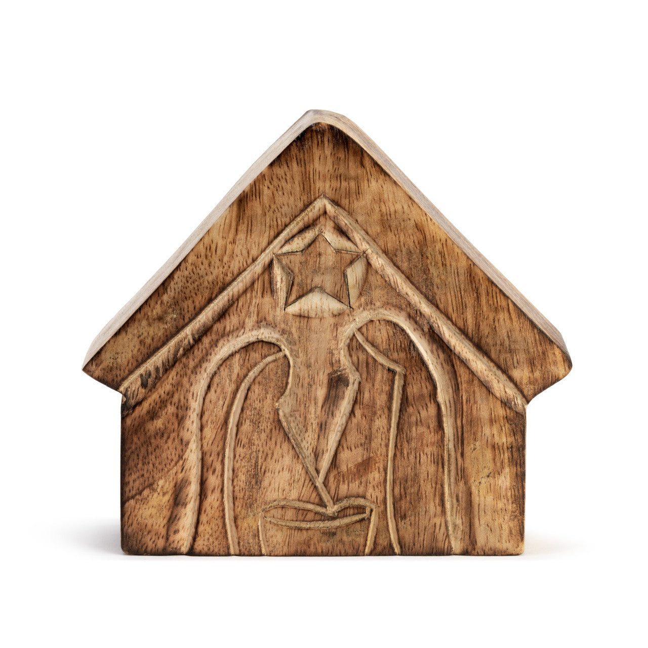 Wood Nativity Piece