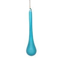 Bubble Gum Teardrop Ornament- Blue