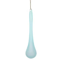 Bubblegum Teardrop Ornament- Light Blue
